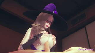 Jos et pelkää Vaikutus Hentai - näkökulmasta Lisa titjob suihin ja tunkeutui