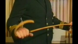 British naval vrouw caned